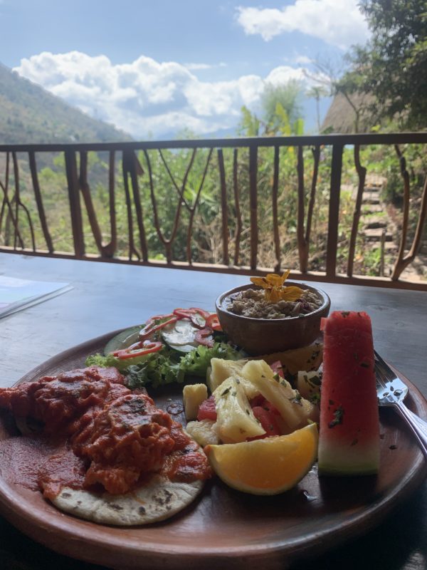 Yoga Forest Guatemala Food